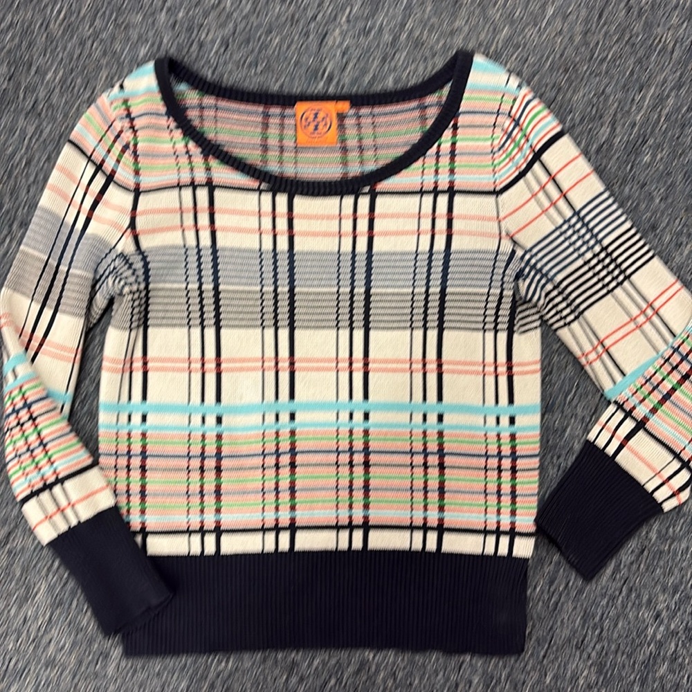 Tory Burch Light weight Sweater , Small, Multicolored
